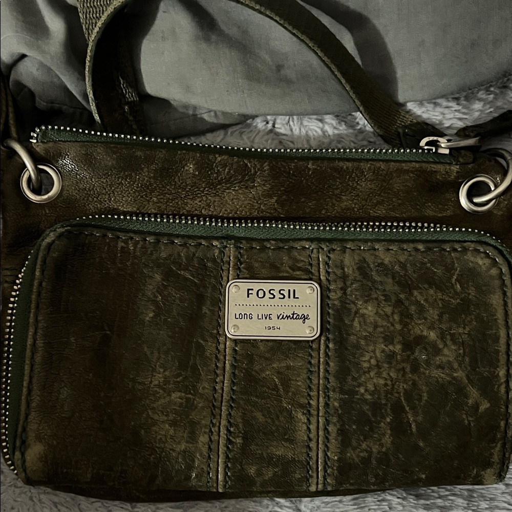 Fossil Men's Green Belt Bag - Picture 2 of 10